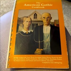 The American Gothic Cookbook Spiral bound GUC Rare 1979
